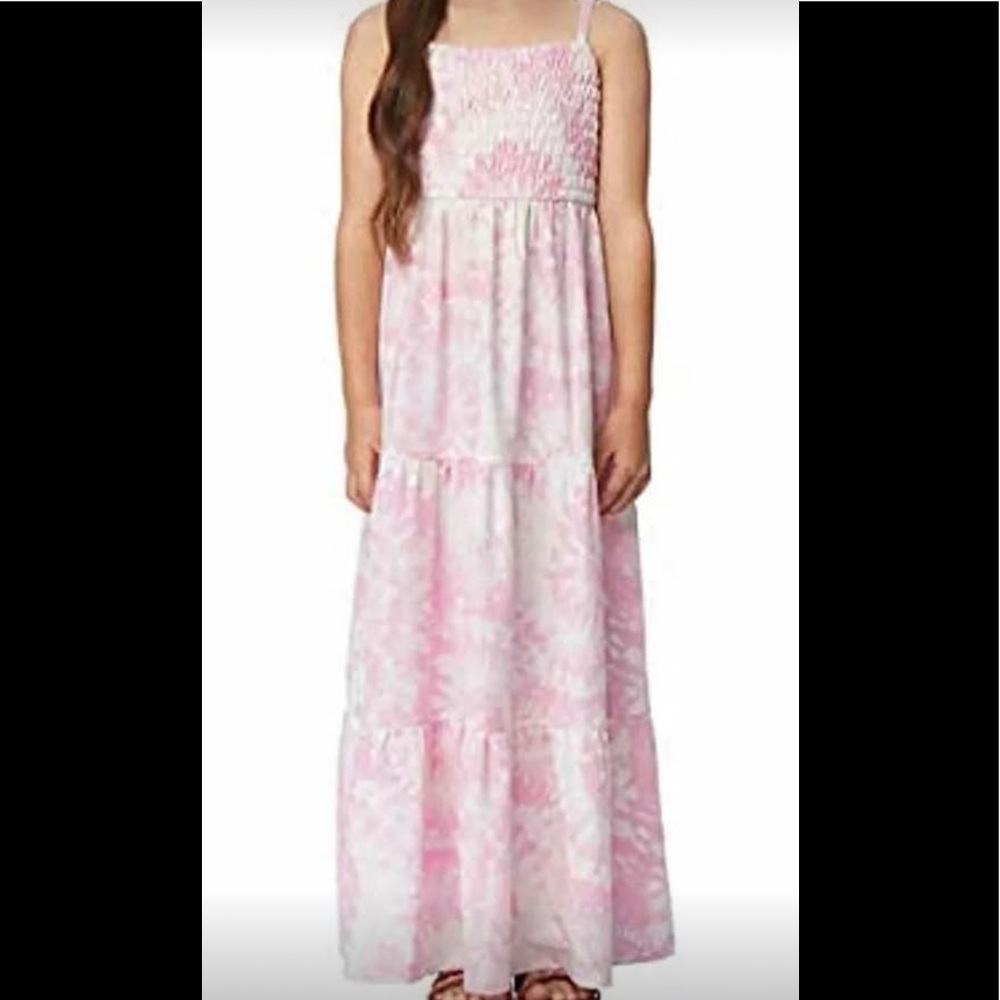 NWT 32 Degrees Youth Smocked Maxi Dress - size XS(5/6)